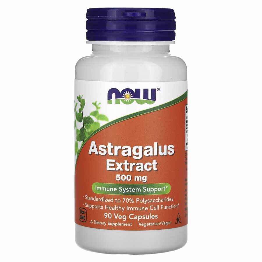 Astragalus Extract | 90 x 500mg Capsules | Now Foods