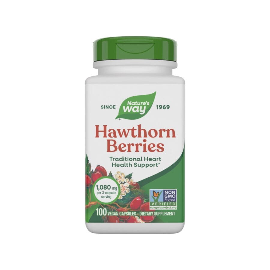 Hawthorn Berries | 100 x 510mg Capsules | Nature's Way