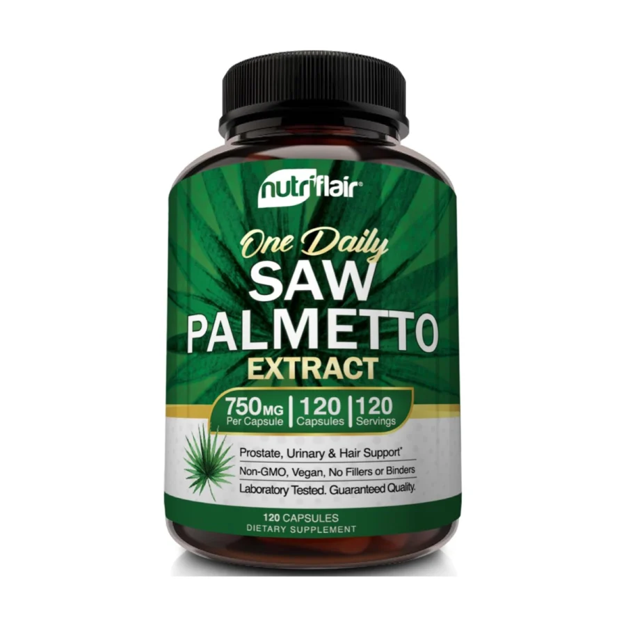NutriFlair | Saw Palmetto | 120 x 750mg Capsules