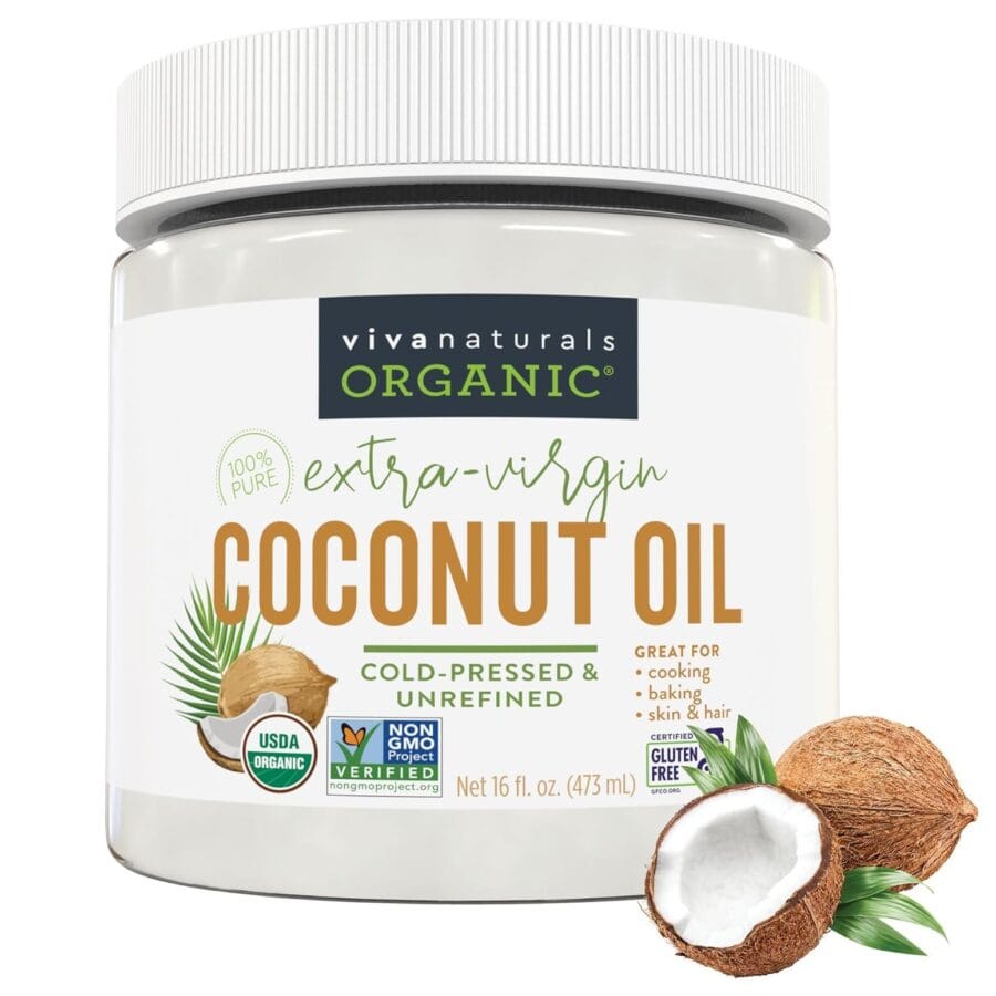 Organic Extra Virgin Coconut Oil | 473ml | Viva Naturals