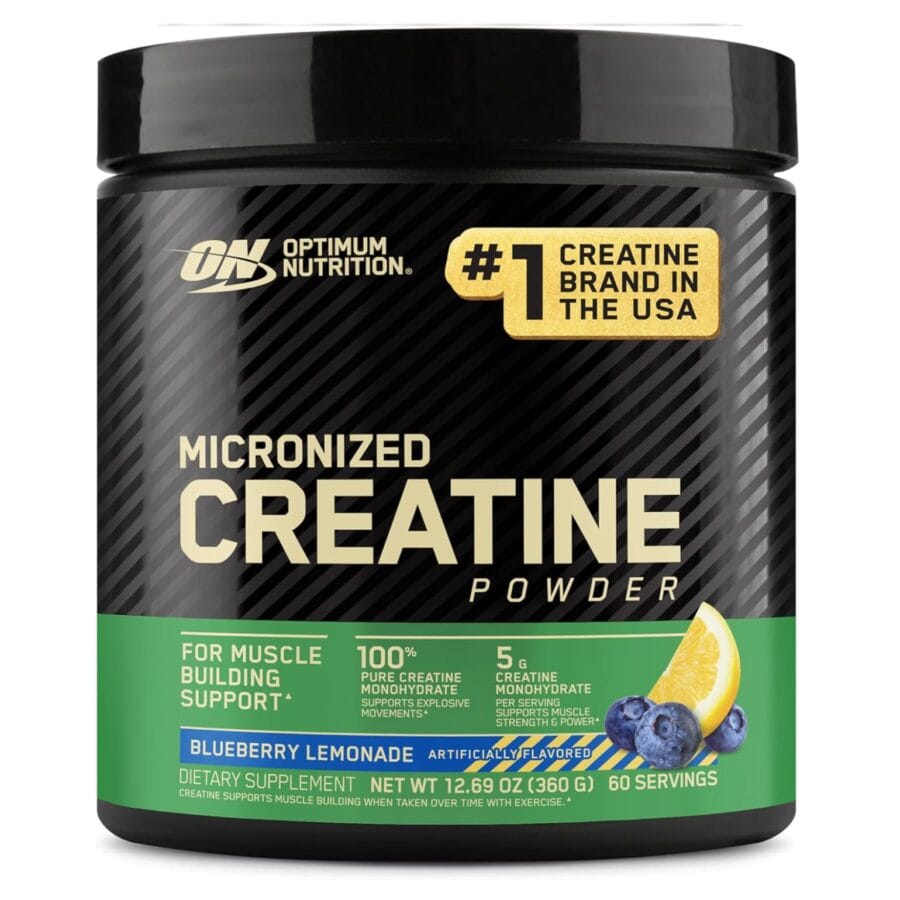 Creatine Monohydrate Blueberry Lemonade Flavour | 360g / 60 Servings | Optimum Nutrition