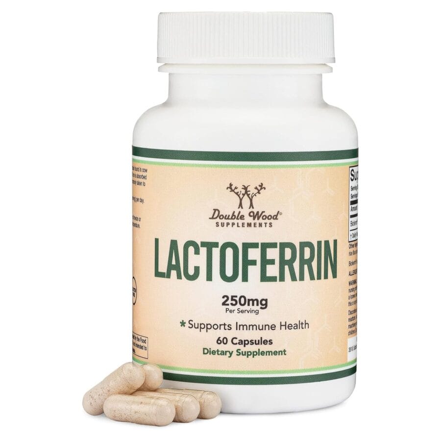 Lactoferrin | 60 x 125mg Capsules | Double Wood Supplements