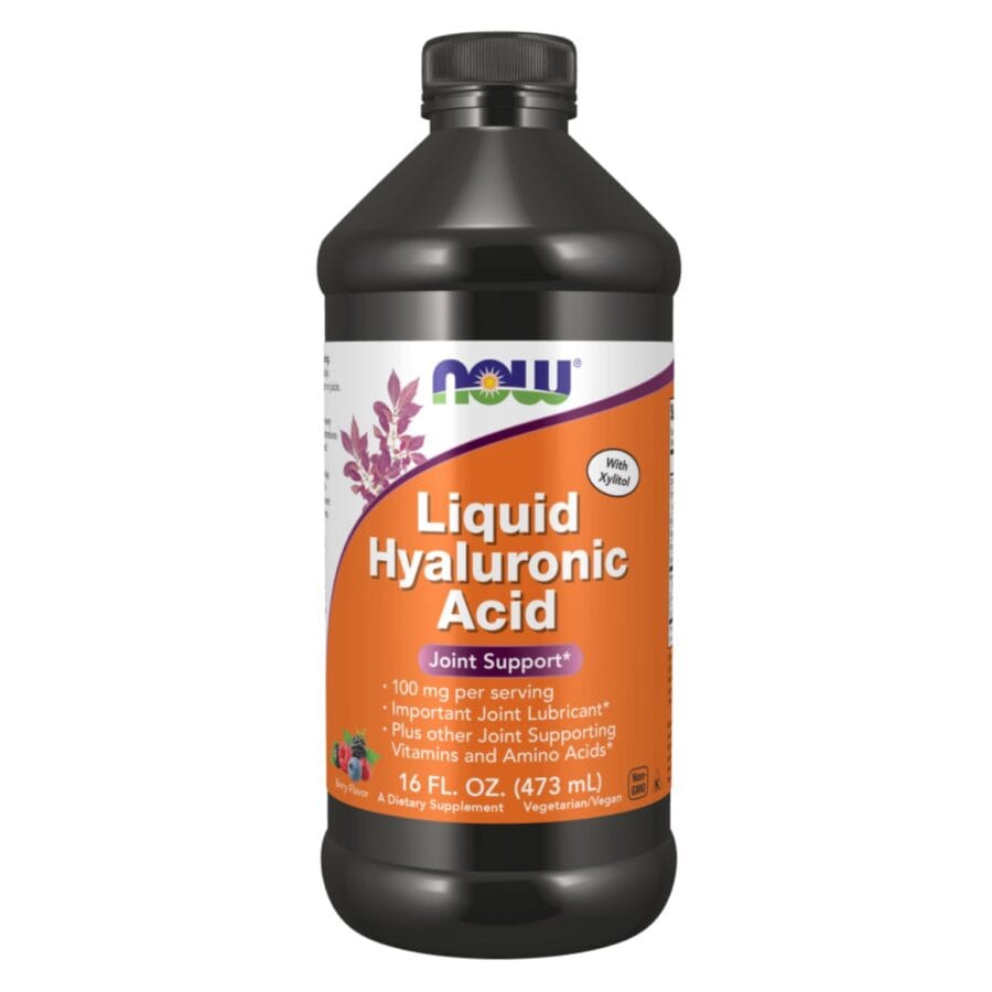 Liquid Hyaluronic Acid, Berry Flavour | 473ml | Now Foods