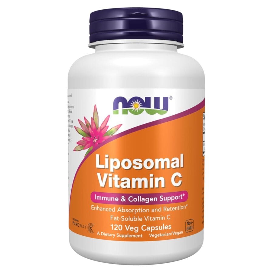 Liposomal Vitamin C | 120 x 500mg Capsules | Now Foods