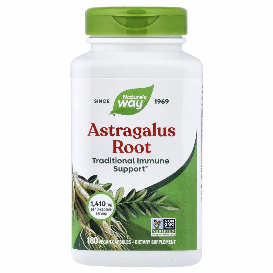 Astragalus Root | 180 x 470mg Capsules | Nature's Way