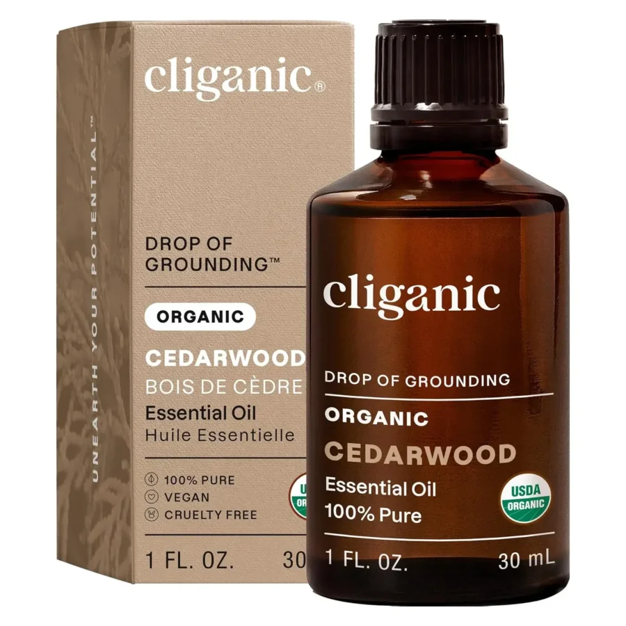 Organic Cedarwood Oil | 30ml | Cliganic