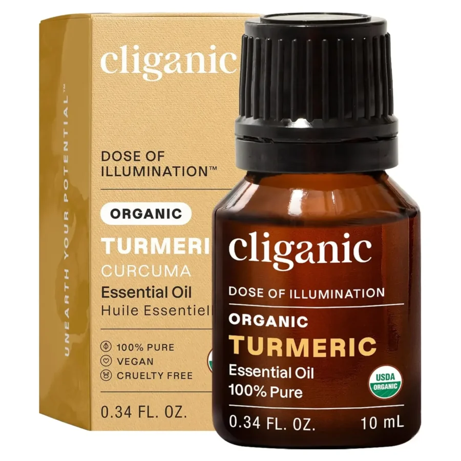 Organic Turmeric Oil | 10ml | Cliganic