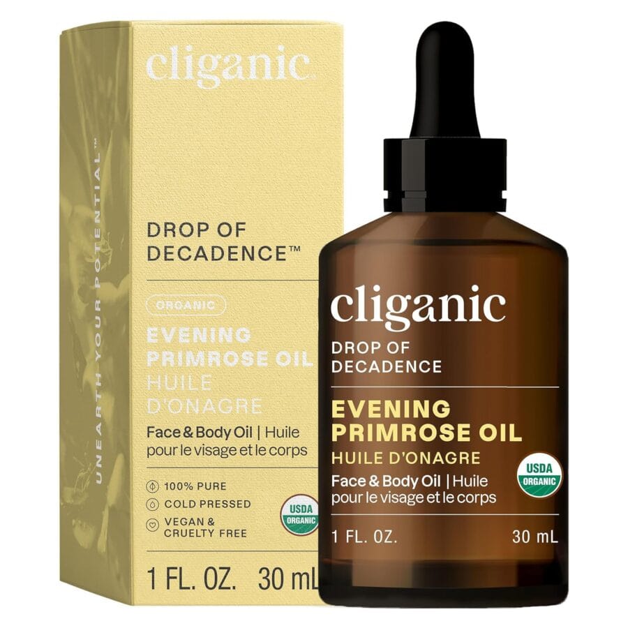 Organic Evening Primrose Oil | 30ml | Cliganic