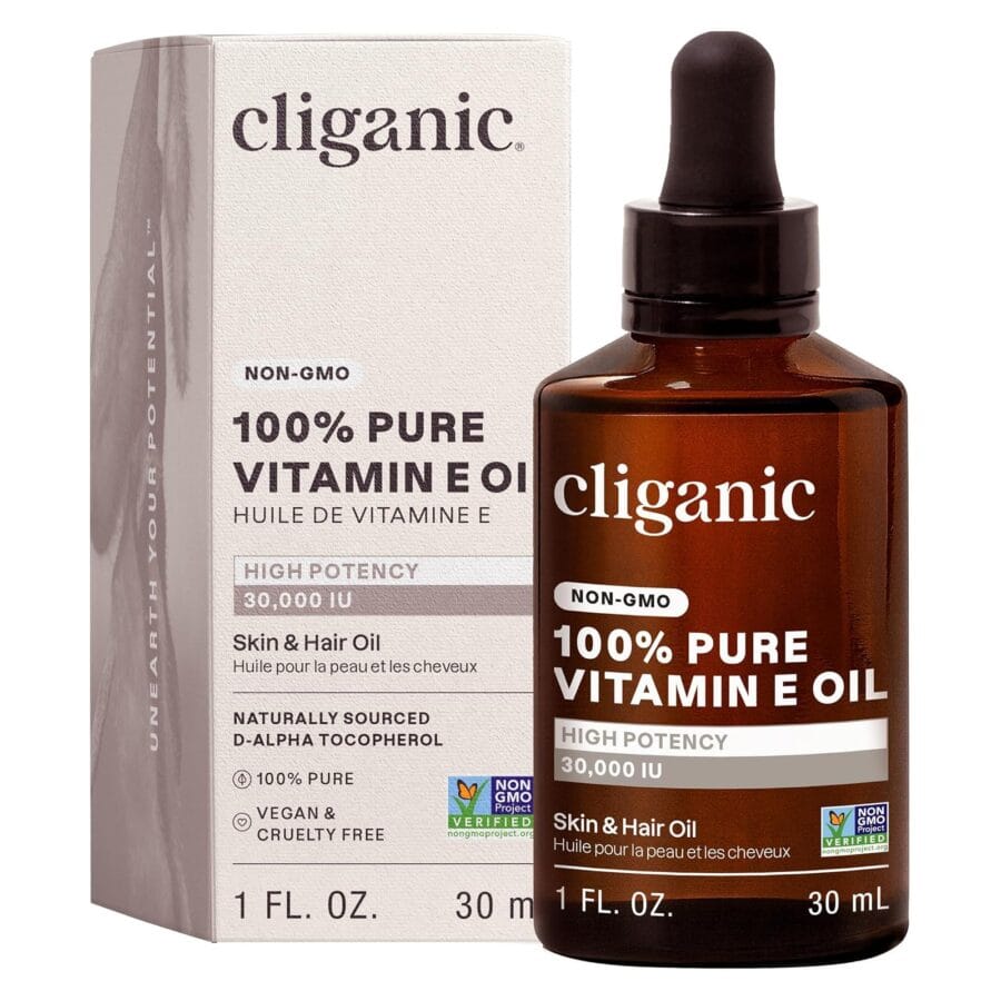 Organic Vitamin E Oil | 30ml | Cliganic