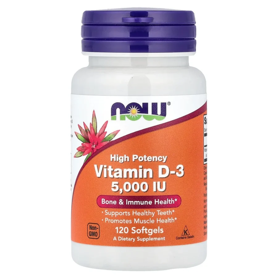 Vitamin D3 | 5,000 IU | Now Foods