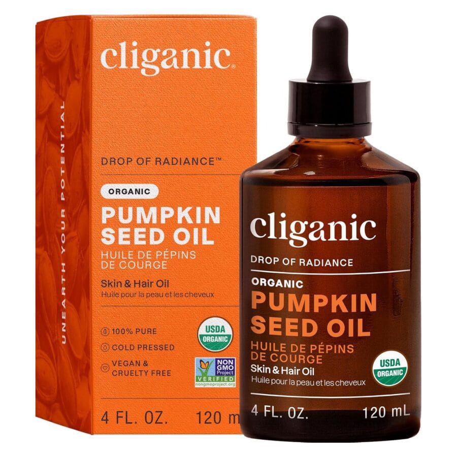 Organic Pumpkin Seed Oil | 120ml | Cliganic