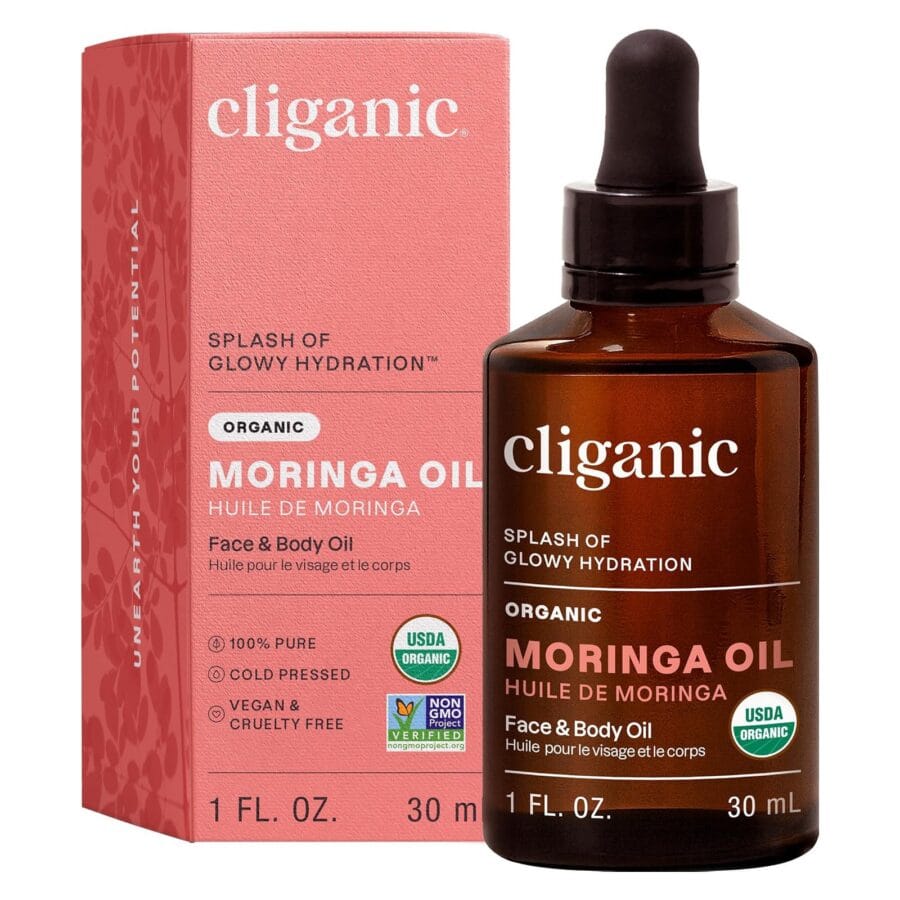 Organic Moringa Oil | 30ml | Cliganic