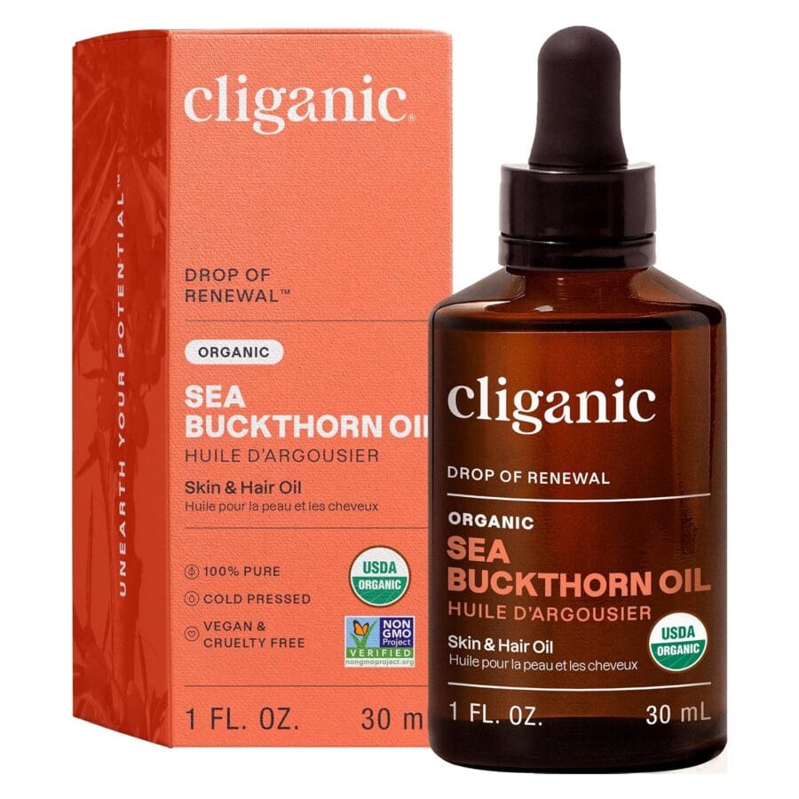 Organic Sea Buckthorn Oil | 30ml | Cliganic
