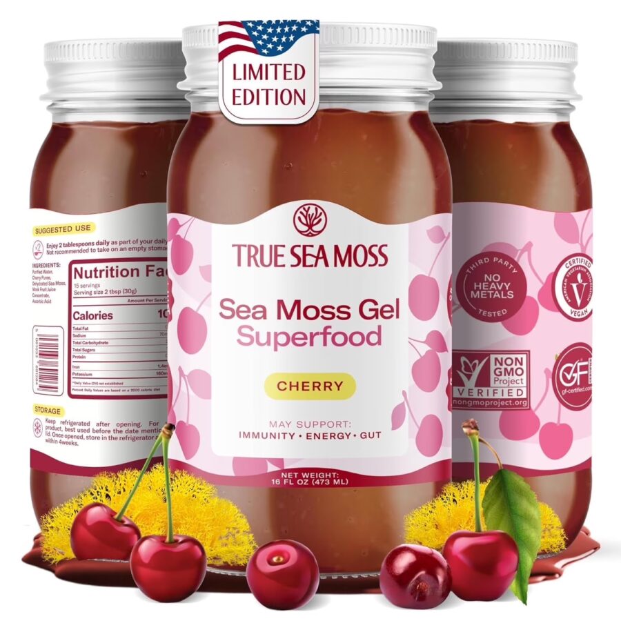 Wild Crafted Irish Sea Moss Gel | 473ml / 15 servings | True Sea Moss