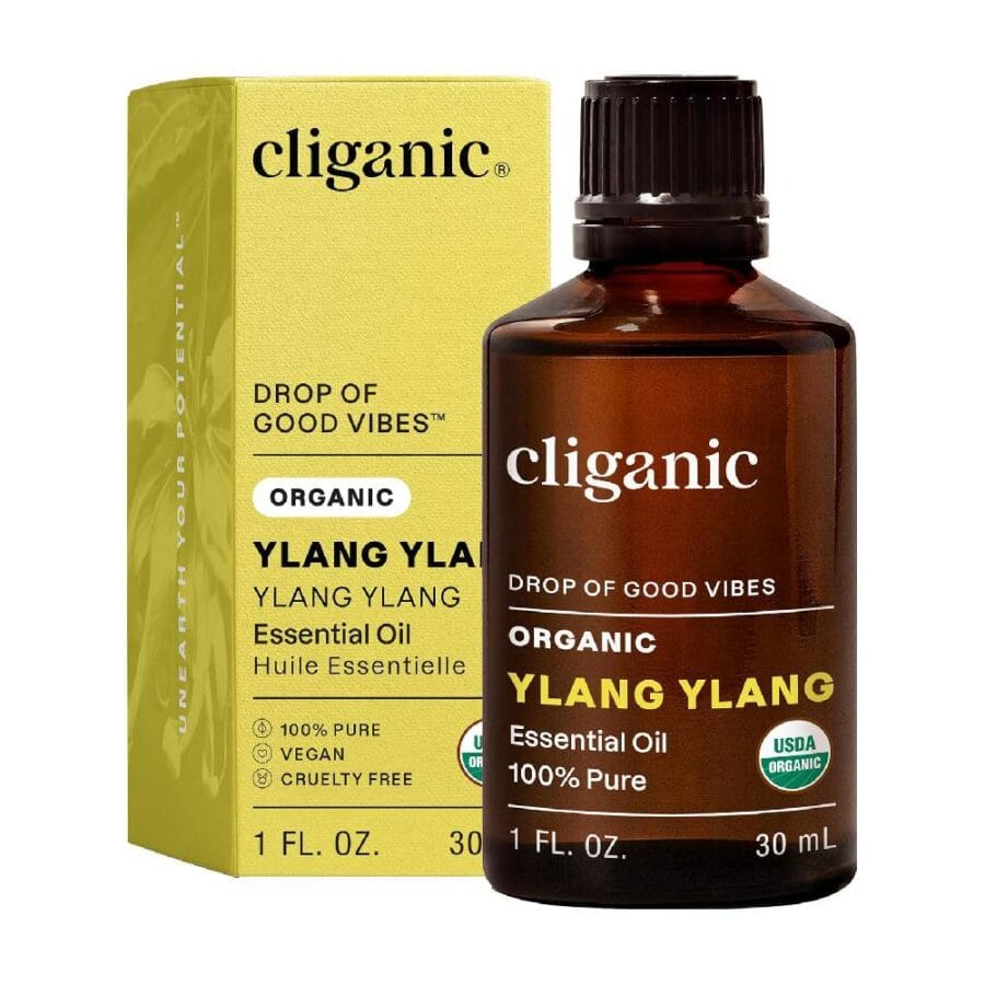 Organic Ylang Ylang Oil | 30ml | Cliganic