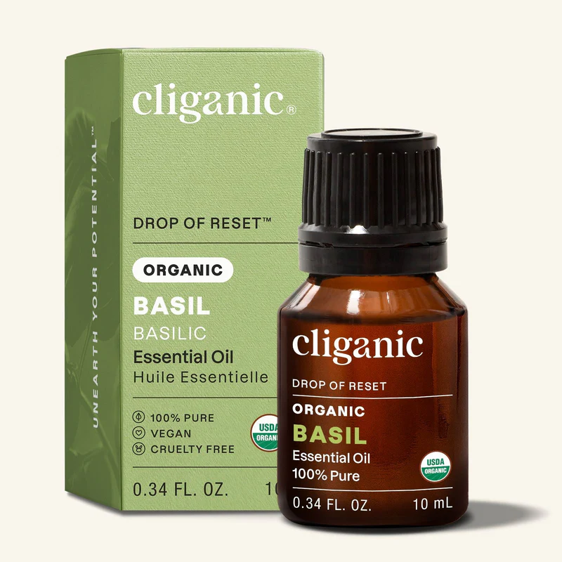 Organic Basil Oil | 10ml | Cliganic